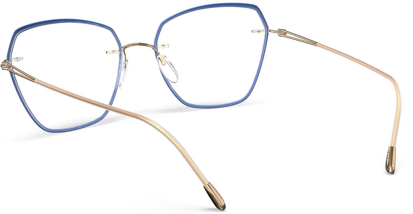 Silhouette Lite Spirit Demo Rimless 5566 Eyeglasses - view 45